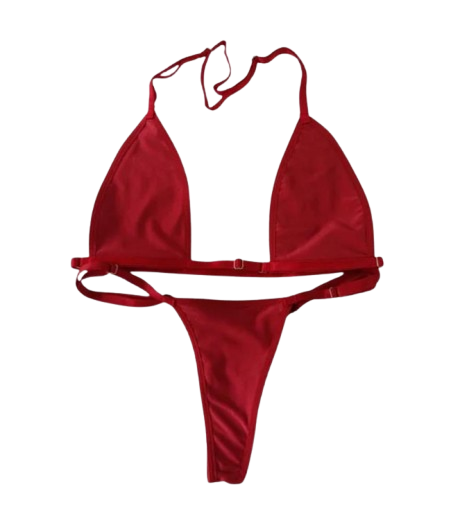 All Red Bikini